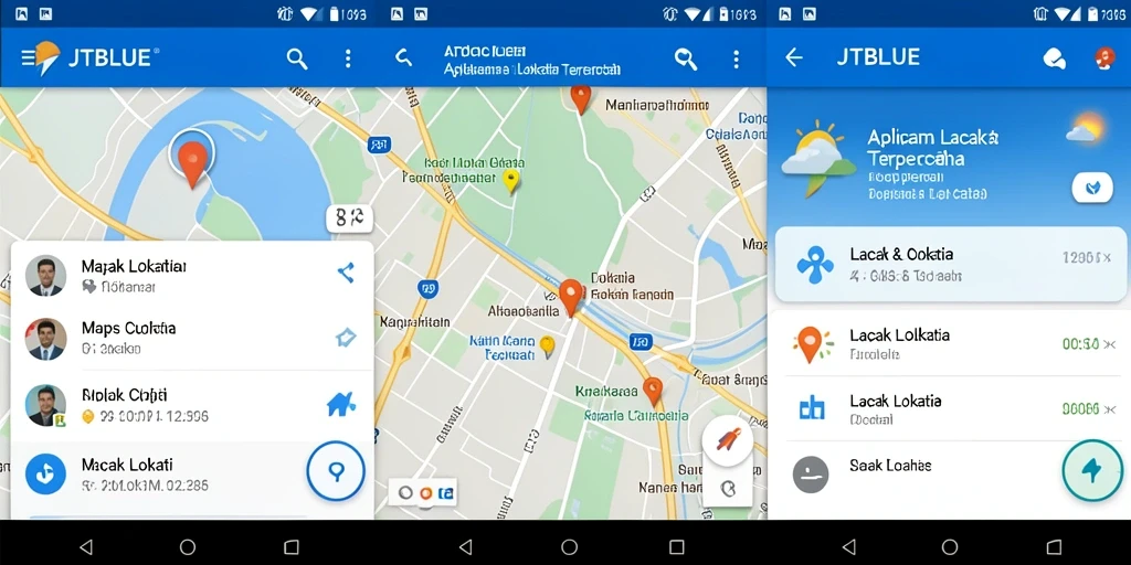 Tampilan antarmuka JTBLUE yang menarik dan fungsional.