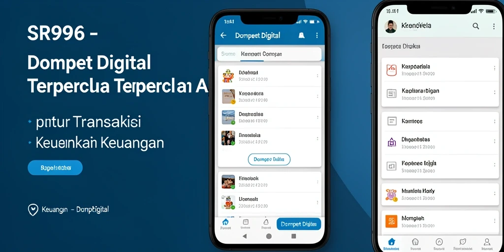 Antarmuka aplikasi SR996 yang user-friendly dan fungsional.