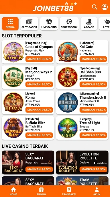 Aplikasi Populer & Kanal Uji | joinbet88 Akses Terbaik