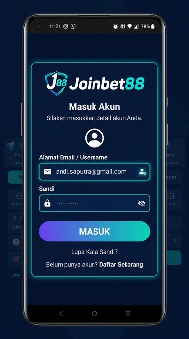 Panduan Masuk Akun joinbet88 untuk Pengguna Android